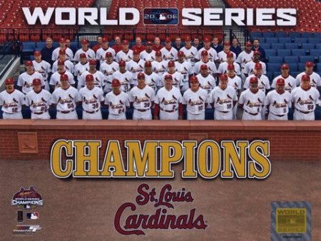 2006 - Cardinals World Series Champions Team Photo For Discount