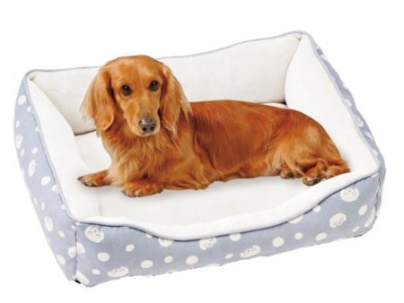 Marukan Grey Rectangular Dog Bed (Small) Supply