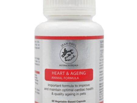 Jean-Paul Nutraceuticals Heart & Aging Animal Formula Supplement for Cats & Dogs 60ct on Sale