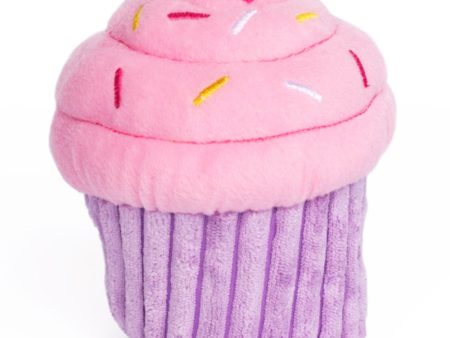 ZippyPaws NomNomz Cupcake Pink Dog Toy Fashion