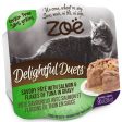 Zoe Delightful Duets Pate Salmon & Tuna in Gravy Grain-Free Wet Cat Food 80g Sale