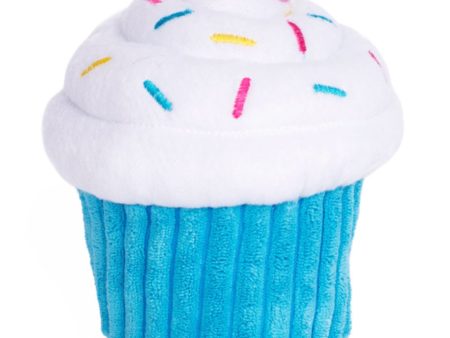 ZippyPaws NomNomz Cupcake Blue Dog Toy Discount