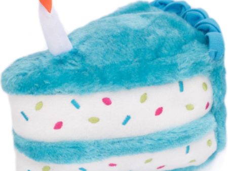 ZippyPaws NomNomz Birthday Cake Blue Dog Toy Fashion