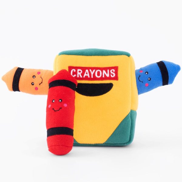 ZippyPaws Zippy Burrow Crayon Box Dog Toy Sale