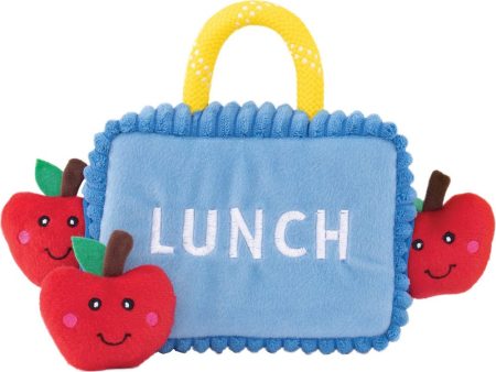 ZippyPaws Zippy Burrow Lunchbox With Apples Dog Toy Online Hot Sale