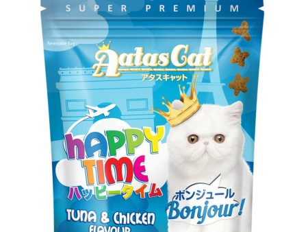 4 FOR $9: Aatas Cat Happy Time Bonjour! Tuna & Chicken Cat Treats 60g Discount