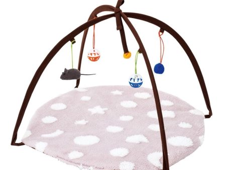 Marukan Dangling Toys Cat Play Mat Online now