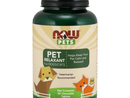 NOW Pets Pet Relaxant Chewable Supplements for Cats & Dogs 90ct Cheap