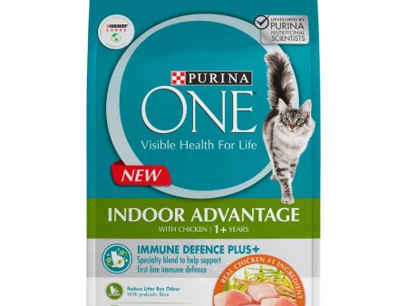 10% OFF BUNDLE DEAL : Purina One Indoor Advantage Chicken Dry Cat Food 1.2kg on Sale