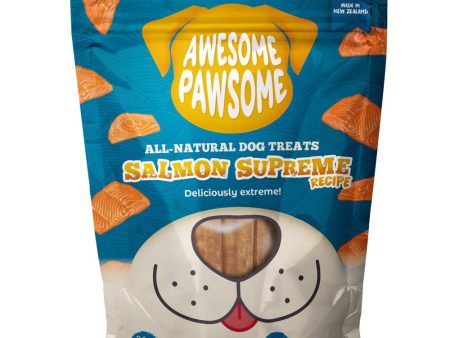 4 FOR $14: Awesome Pawsome Salmon Supreme Grain-Free Dog Treats 3oz on Sale